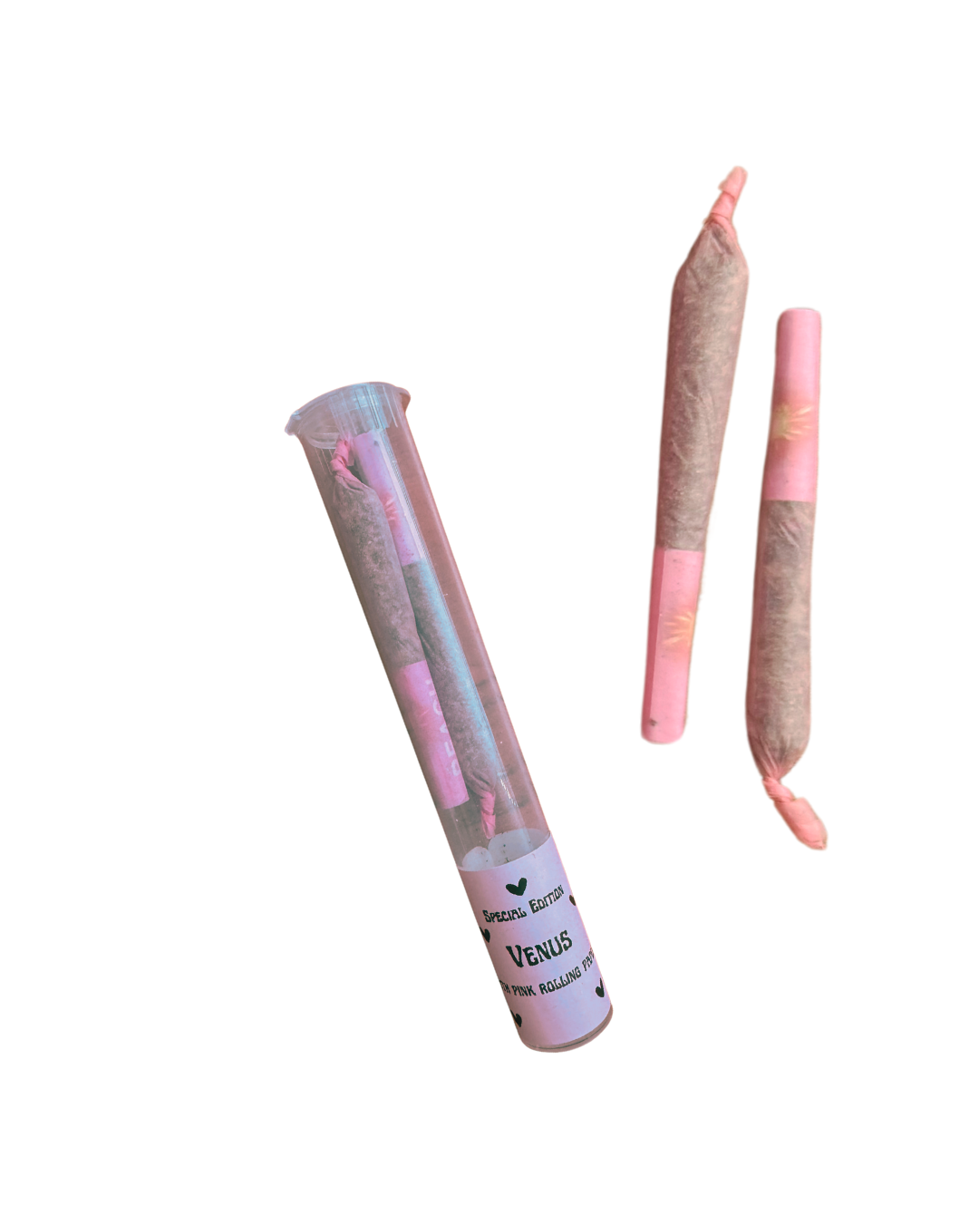 Spicy Venus - Pink Rolling Papers - Valentine's Day Herbal Cigarettes